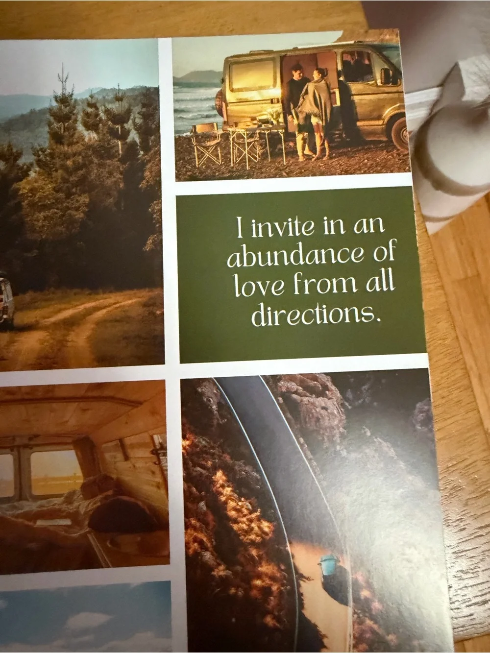 TANGO BIRD Vision Board Book - Neutral Collage Cover New